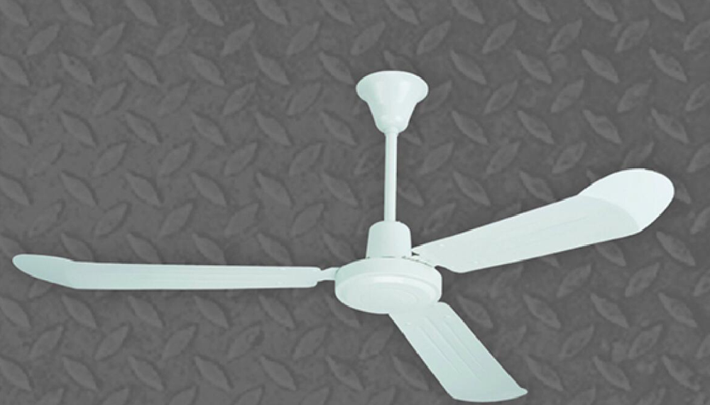 Noitavonne 56" Industrial Ceiling Fan - White Finish