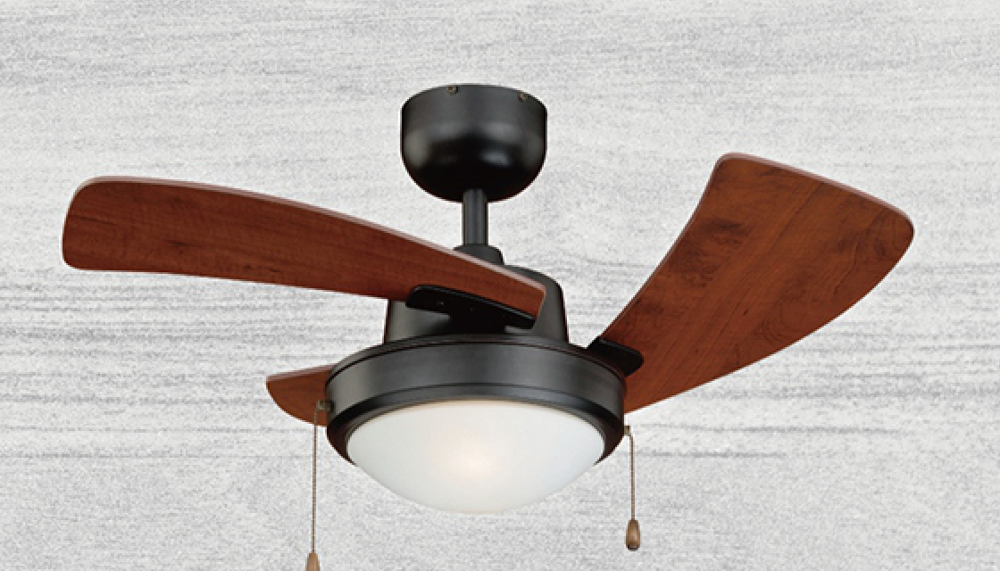 Noitavonne 36" Ceiling Fan - Brown Finish