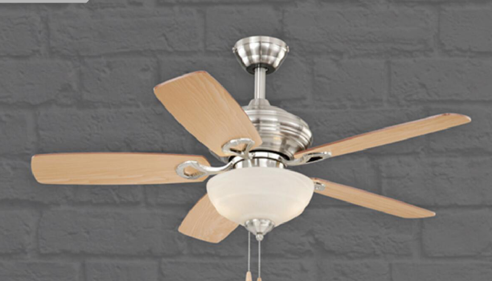 Noitavonne 44" Ceiling Fan - Brushed Nickel Finish