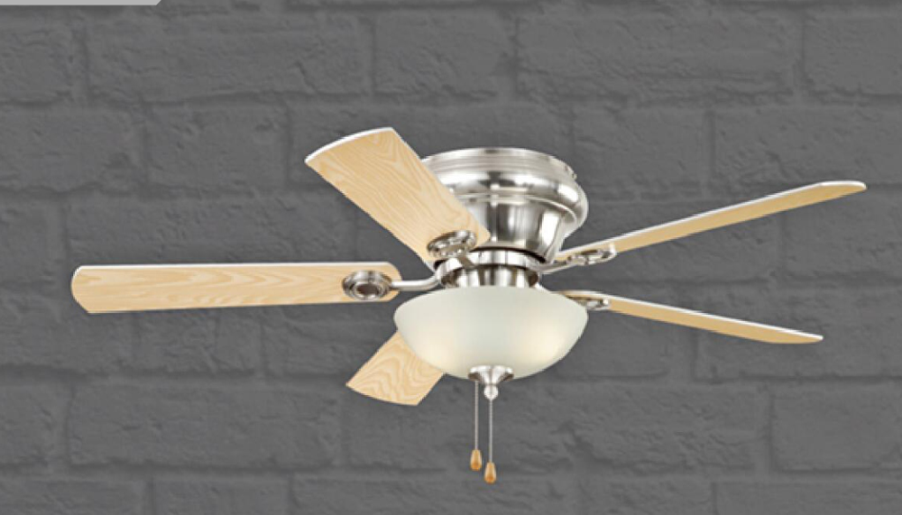 Noitavonne 42" Ceiling Fan - Brushed Nickel Finish
