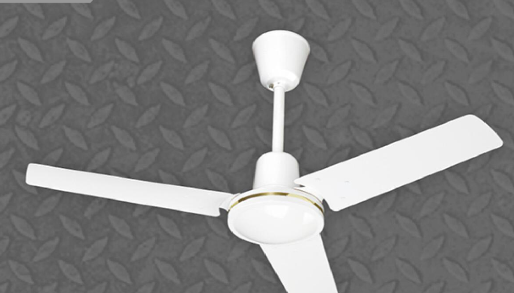 Noitavonne 36" Industrial Ceiling Fan - White Finish