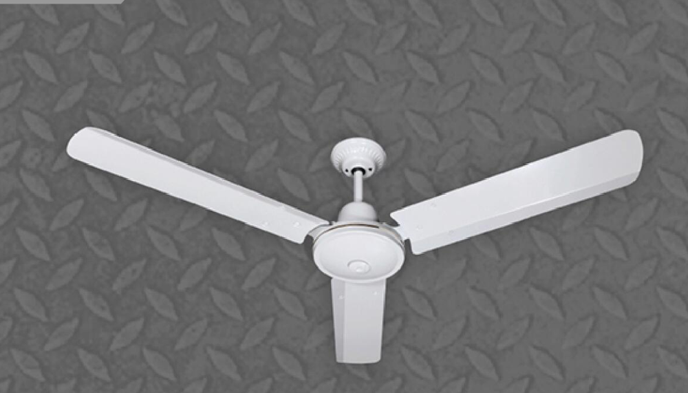 Noitavonne 56" Industrial Ceiling Fan - White Finish